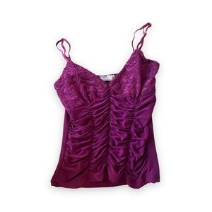 vintage funkadelic rutched purple top